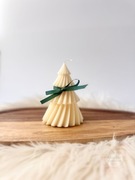 Świeca sojowa w kształcie ozdobnej choinki Prezent Święta