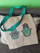 Torba z juty, bardzo wytrzymała. Wym:42x38