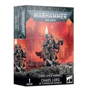 Warhammer 40K Chaos Lord in Terminator Armour Chaos Space Marines