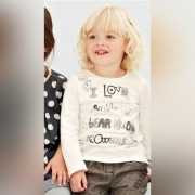 Bluzeczka NEXT kol z ptaszkiem rozm. 104