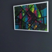 Obraz abstrakcja geometryczne wzory