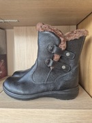 Zimowe botki ocieplane owczą wełną 100% skóra czarne Jomos Freewalk 36