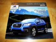 Prospekt Subaru Ascent, BRZ, WRX STi, Legacy,....2019