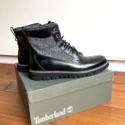 Buty Timberland z jodełką Harris Tweed / elegancja na 29,5 cm