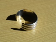 Bransoleta srebrna damska