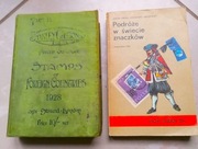 stary katalog zbiorów znaczków z Imperium Brytyjskiego 1928 r zestaw