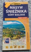 mapa MASYW ŚNIEŻNIKA GÓRY BIALSKIE
