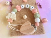 Zawieszka do smoczka z imieniem, Personalizowana zawieszka, Na zamówienie