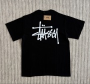 Nowa Oryginalna Koszulka Stussy Basic Tee | Czarna Bluzka Stussy T-shirt
