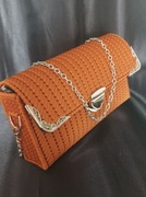 Torebka ręcznie robiona na kanwie 