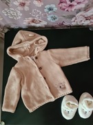 Zestaw ubrań z motywem misia bluza z kapturem 74 bucki z misiem