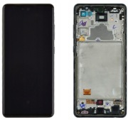 Wyświetlacz lcd samsung galaxy A72 oryginalny klapka ramka fiolet