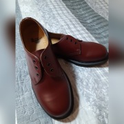 NOWE dr MARTENS krótkie glany 40 bordowe bordo 