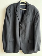 Czarna marynarka w prążki Digel XXL stan bardzo dobry