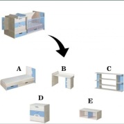 Komplet mebli dziecięcych NUKI