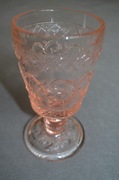 duży kielich wazon Ząbkowice szkło 16 cm