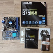 Zestaw Płyta główna ASUS B75M-A Procesor INTEL I7 2600 Pamięć RAM 8GB