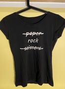 Sinsay t-shirt bluzka czarna S