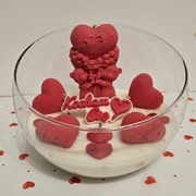 Świeca sojowa w szkle o zapachu gruszki