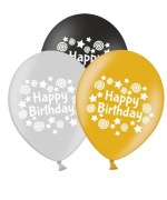 balony urodzinowe, happy birthday,zestaw 10 sztuk