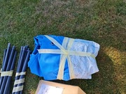 Używany basen o średnicy około 3 m