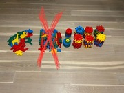 Klocki konstrukcyjne waffle puzzle plastikowe