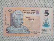 Nigeria 5 Naira UNC polimer