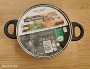 Garnek z pokrywą  18 cm - 1 szt.