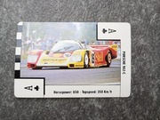 KARTY do gry kolekcjonerskie  - SUPER CARS - PORSCHE 962-C