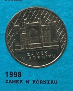 2 złote 1998, KÓRNIK, st. 1