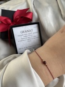 bransoletka prezent kamienie naturalne granat