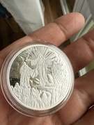 Srebrna moneta Cuda Chrystusa: Przemienienie 2025