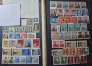 Znaczki pocztowe 1955 kasowane Poczta Polska