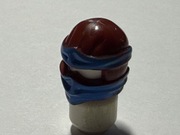 LEGO NINJAGO HUSTA HEŁM DARK RED 19857pb06