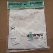 Top damski 4XL Biały z koronką