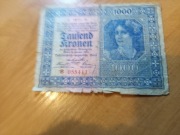 AUSTRIA  1000 Koron 1922 R. 
