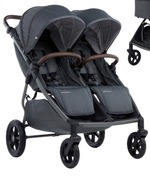 Wózek bliźniaczy Mast Twin X koła HP regulowana rączka folia moskitiera