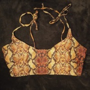 Cropp top wiązane ramiączka 48