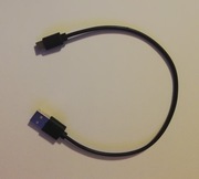 kabel kabelek 30cm micro USB męski na USB męski