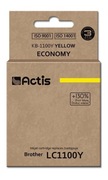 Tusz do Brother LC1100Y, LC980Y Yellow Actis KB-1100Y 19ml