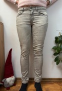 Szare spodnie jeansowe jeansy skinny Vila Clothes rozmiar W27 L34 M 38