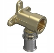Kształtka kolano z wieszakiem pex 16 x gw 1/2"