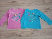 2 x bluzka długi rękaw Est.1989 Place rozm. 104