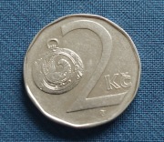Moneta CZESKA REPUBLIKA 2 KORONY 1993
