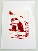 obraz Mały Wróbel Kleiner Spatz '92 Cieslak akryl neoekspresjonizm