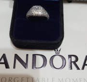 Pierścionek Pandora srebrny s925 