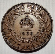 NOWA FUNLANDIA 1 Cent 1936 