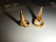 Biżuteria na paznokcie szpony 2szt