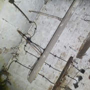 Lampy warsztatowe vintage stare, przemysłowe