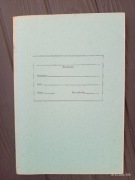 Brulion zeszyt szkolny 16k A5 w szeroką linie nowy Kluczewskie Zakłady PRL